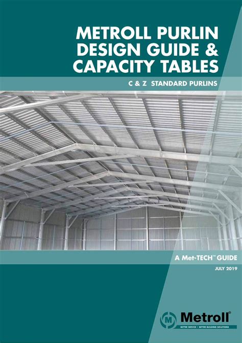 c purlin sizes|METROLL PURLIN DESIGN GUIDE & CAPACITY TABLES.